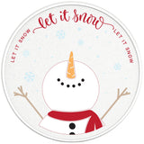 Let It Snow Pearl White Carbon Fiber Tire Cover