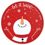 Let It Snow Red Tire Cover