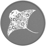 MANTA RAY SILVER CARBON FIBER VINYL