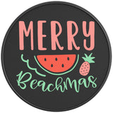 Merry Beachmas Black Carbon Fiber Tire Cover