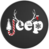 Merry Jeepmas Black Tire Cover