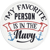 MY FAVORITE PERSON IS IN THE NAVY PEARL WHITE CARBON FIBER TIRE COVER
