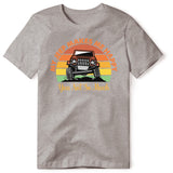MY JEEP MAKES ME HAPPY GRAY T SHIRT