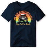 MY KEEP MAKES ME HAPPY NAVY T SHIRT