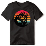 OFFROAD RETRO JEEP BLACK T SHIRT