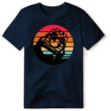 OFFROAD RETRO JEEP NAVY T SHIRT
