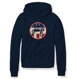 PATRIOTIC OFFROAD JEEP NAVY HOODIE