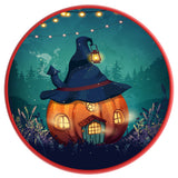 PUMPKIN HOUSE RED TIRE COVER