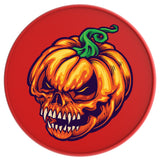 PUMPKIN SKULL RED TIRE COVER