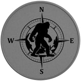 SASQUATCH COMPASS SILVER CARBON FIBER TIRE COVER