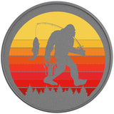 SASQUATCH FISHING SILVER CARBON FIBER TIRE COVER