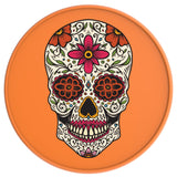 SUGAR SKULL ORANGE TIRE COVER