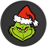 The Grinch Black Carbon Fiber Tire Cover