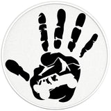 THE JEEP WAVE PEARL WHITE CARBON FIBER TIRE COVER