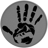 THE JEEP WAVE SILVER CARBON FIBER TIRE COVER