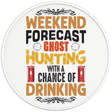WEEKEND FORCAST HUNTING PEARL WHITE CARBON FIBER TIRE COVER