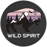 WILD SPIRIT BLACK CARBON FIBER TIRE COVER