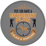 YES I DO HAVE A RETIREMENT PLAN SILVER CARBON FIBER TIRE COVER