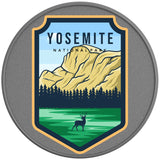 YOSEMITE NATIONAL PARK SILVER CARBON FIBER TIRE COVER