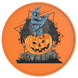 ZOMBIE HAND SCARY PUMPKIN ORANGE TIRE COVER