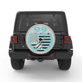 22 AWARENESS WHITE TIRE COVER