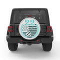 22 AWARENESS BLACK TIRE COVER