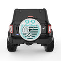 22 AWARENESS PEARL  WHITE CARBON FIBER TIRE COVER