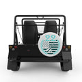 22 AWARENESS WHITE CARBON FIBER TIRE COVER FOR MOKE