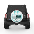 22 AWARENESS WHITE TIRE COVER