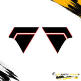 2 Tone Bedside Stripe Kit Decal For Jeep Gladiator