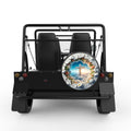 3D SKY CROSS BLACK CARBON FIBER TIRE COVER FOR MOKE