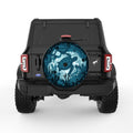 3D UNDERWATER TURTLE BLACK TIRE COVER