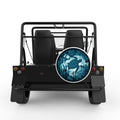 3D UNDERWATER TURTLE WHITE CARBON FIBER TIRE COVER FOR MOKE
