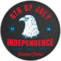 4TH JULY EAGLE BLACK TIRE COVER