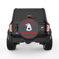 4TH JULY EAGLE BLACK CARBON FIBER TIRE COVER