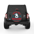 4TH JULY EAGLE BLACK TIRE COVER