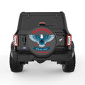 4TH JULY INDEPENDENCE DAY EAGLE BLACK CARBON FIBER TIRE COVER