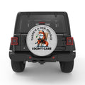 99 PER CENT CHANCE I DONT CARE WHITE TIRE COVER