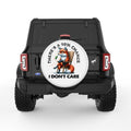 99 PER CENT CHANCE I DONT CARE WHITE TIRE COVER