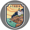 ACADIA SILVER CARBON FIBER TIRE COVER