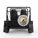 ACADIA SILVER CARBON FIBER TIRE COVER FOR MOKE