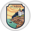 ACADIA WHITE TIRE COVER