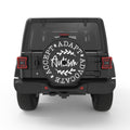 ACCEPT ADAPT ADVOCATE BLACK CARBON FIBER TIRE COVER