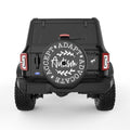 ACCEPT ADAPT ADVOCATE BLACK CARBON FIBER TIRE COVER