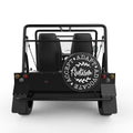ACCEPT ADAPT ADVOCATE BLACK CARBON FIBER TIRE COVER FOR MOKE