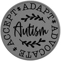 ACCEPT ADAPT ADVOCATE SILVER CARBON FIBER TIRE COVER