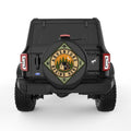 ADVENTURE BEGINS HERE BLACK TIRE COVER