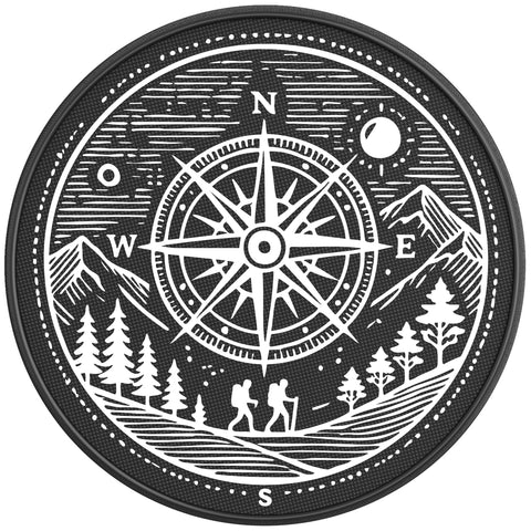 ADVENTURE COMPASS BLACK CARBON FIBER TIRE COVER