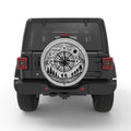 ADVENTURE COMPASS WHITE TIRE COVER