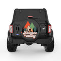 ADVENTURE IS CALLING BLACK TIRE COVER